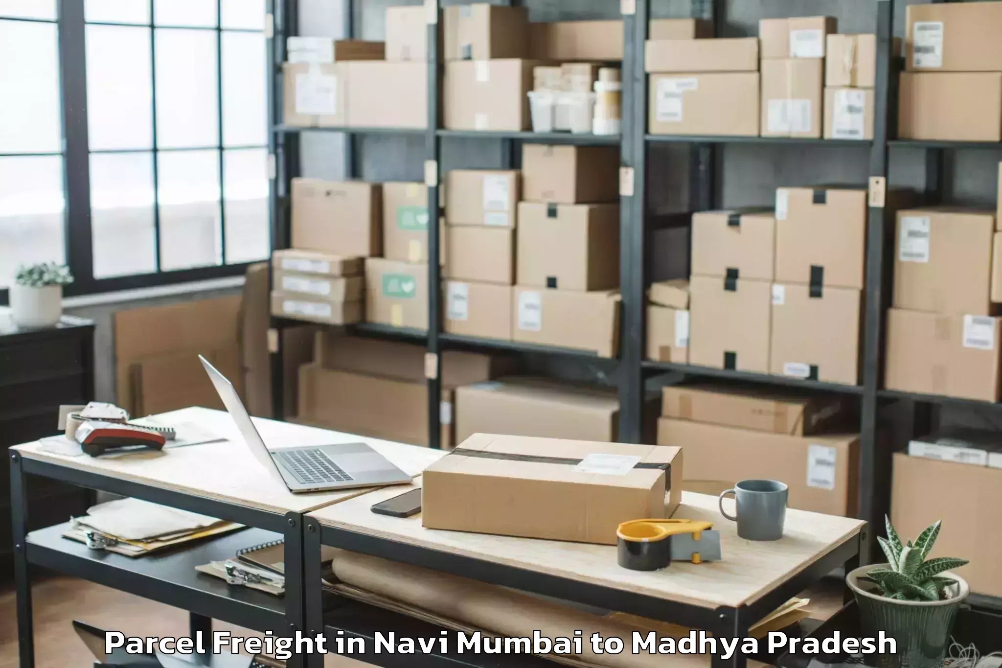 Book Navi Mumbai to Lahar Parcel Freight